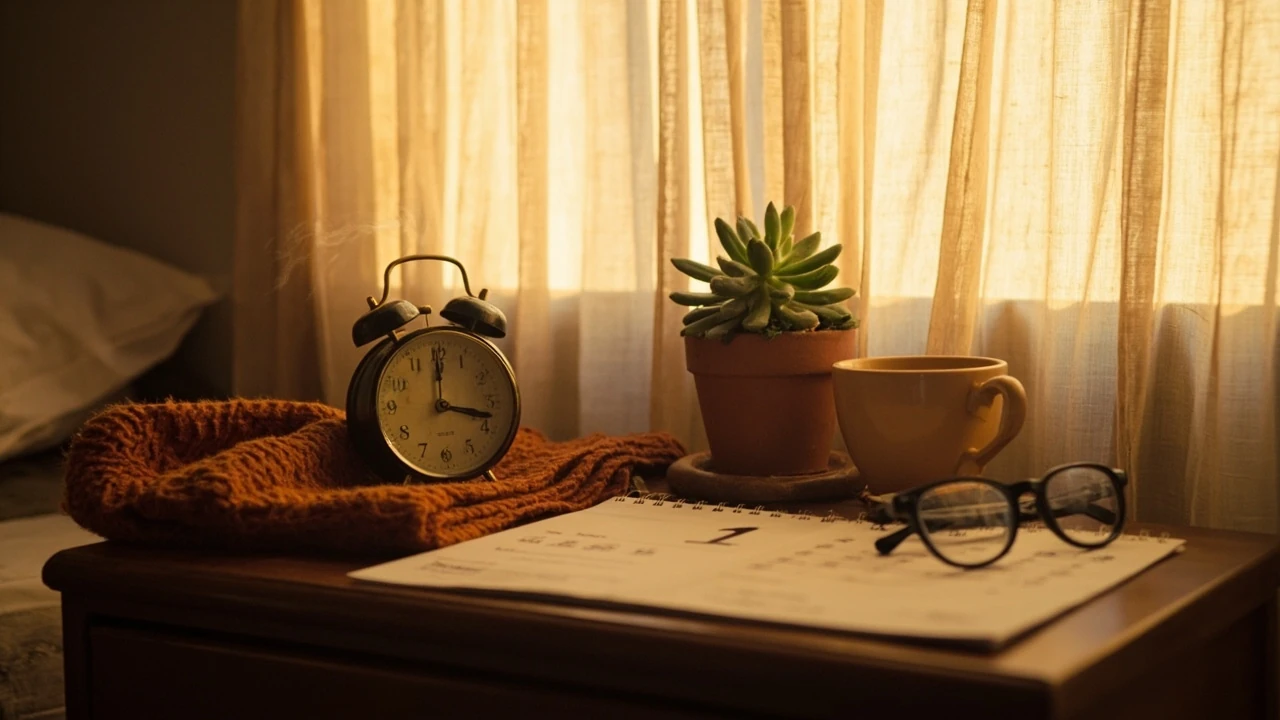 Orologio che segna le 01:01 accanto a un calendario con la data 01 01