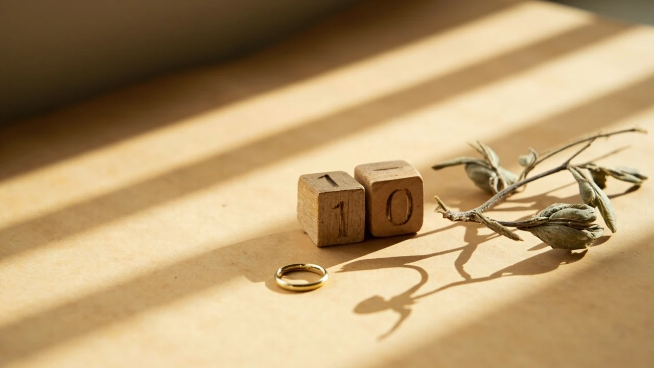 Numero 10 e 10 con significato simbolico e interpretazione